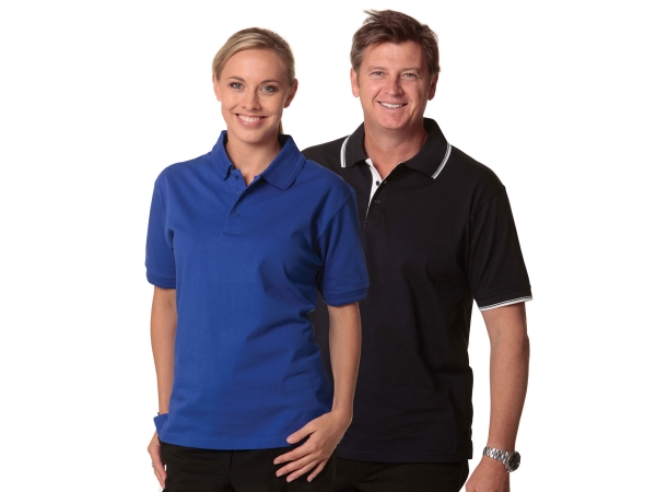 Tipped Cotton Jersey Polo