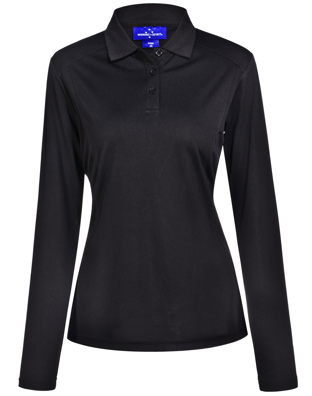 LUCKY BAMBOO LONG SLEEVE POLO Ladies