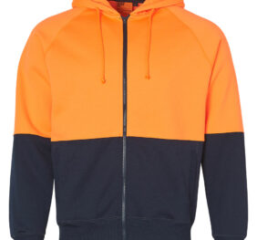 HI-VIS TWO TONE FLEECE HOODIE