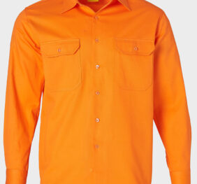 MEN’S HI-VIS L/S DRILL SHIRT