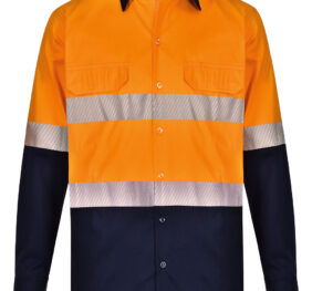 UNISEX HI VIS COOL-BREEZE SAFETY LS SHIRT